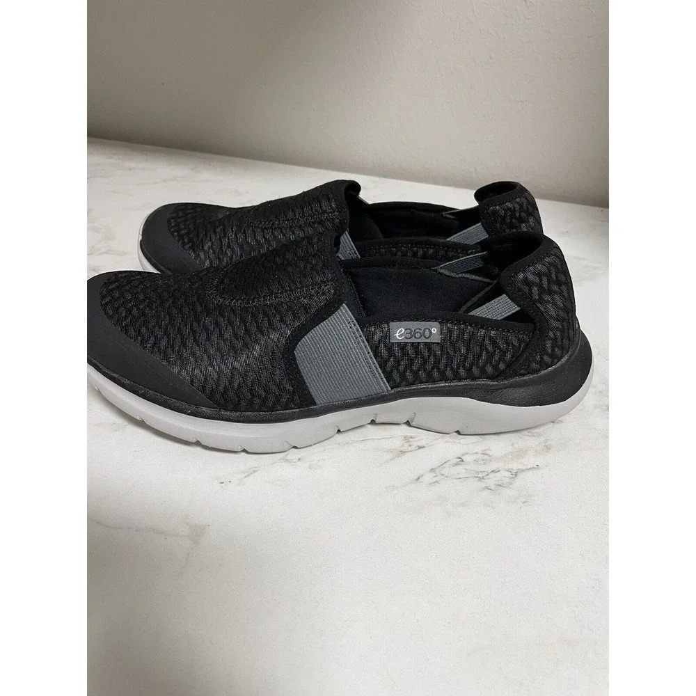 Easy Spirit e360‎ Esmyles Black Athleisure Slip On Women's Sz 10.5